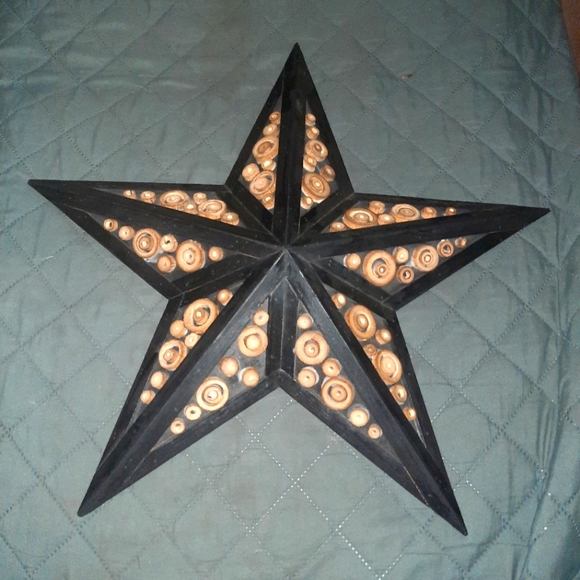 Other - *bogo* wooden hanging star 🌟